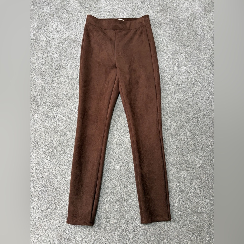 L’agence Nini High Rise Crop Pull On Pant In Brown